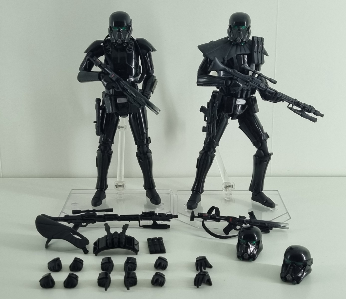2x REAL, LEGIT MAFEX Death Troopers - COMPLETE, No Box - Star Wars Rogue One