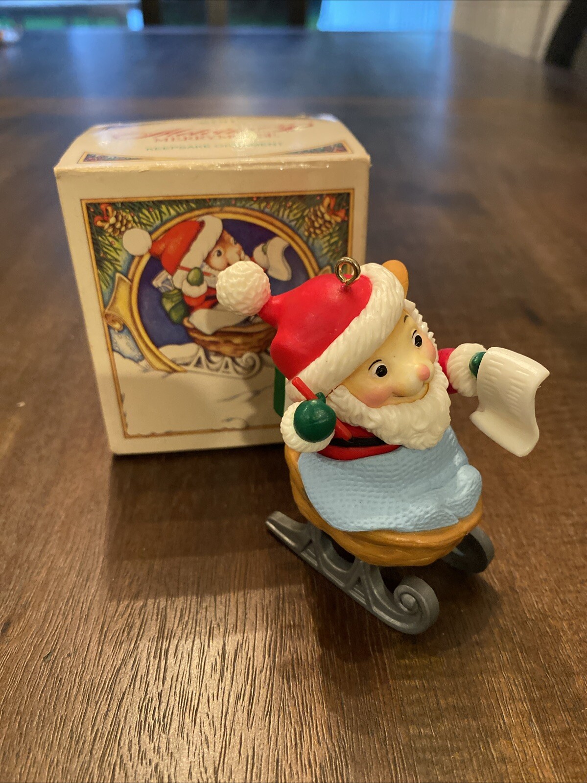 VINTAGE 1983 AVON MERRY MOUSE CHRISTMAS ORNAMENT - IN BOX