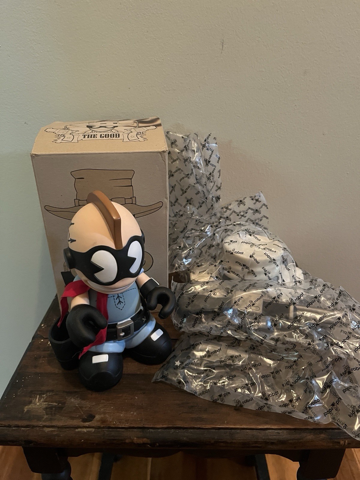 Kidrobot by Huck Gee Mascot THE GOOD 8” Vinyl Figure from GOOD BAD UGLY Set