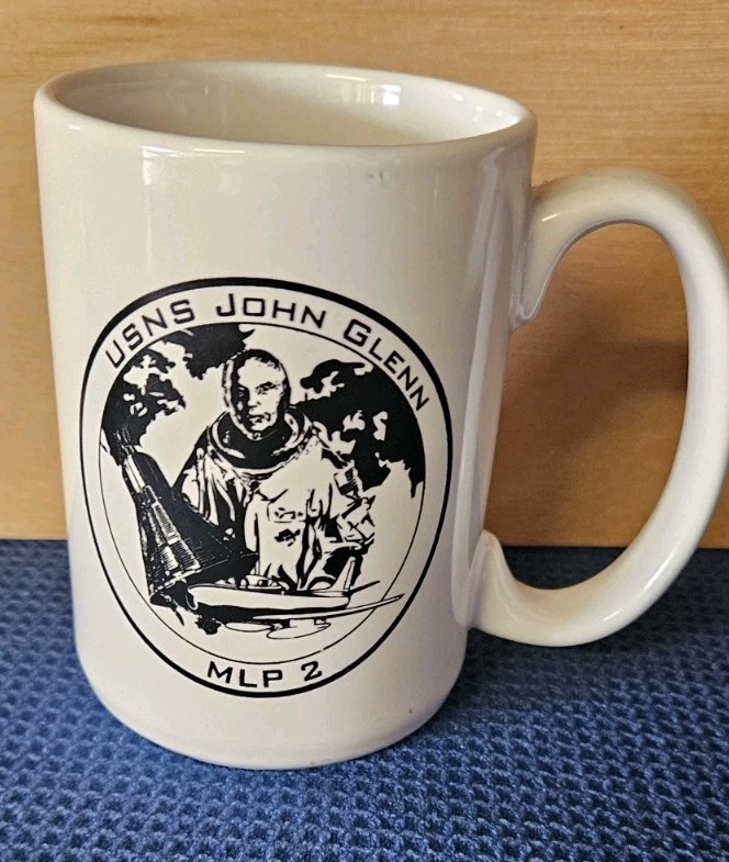Rare USNS John Glenn MLP 2 General Dynamics ESD Nassco Mug