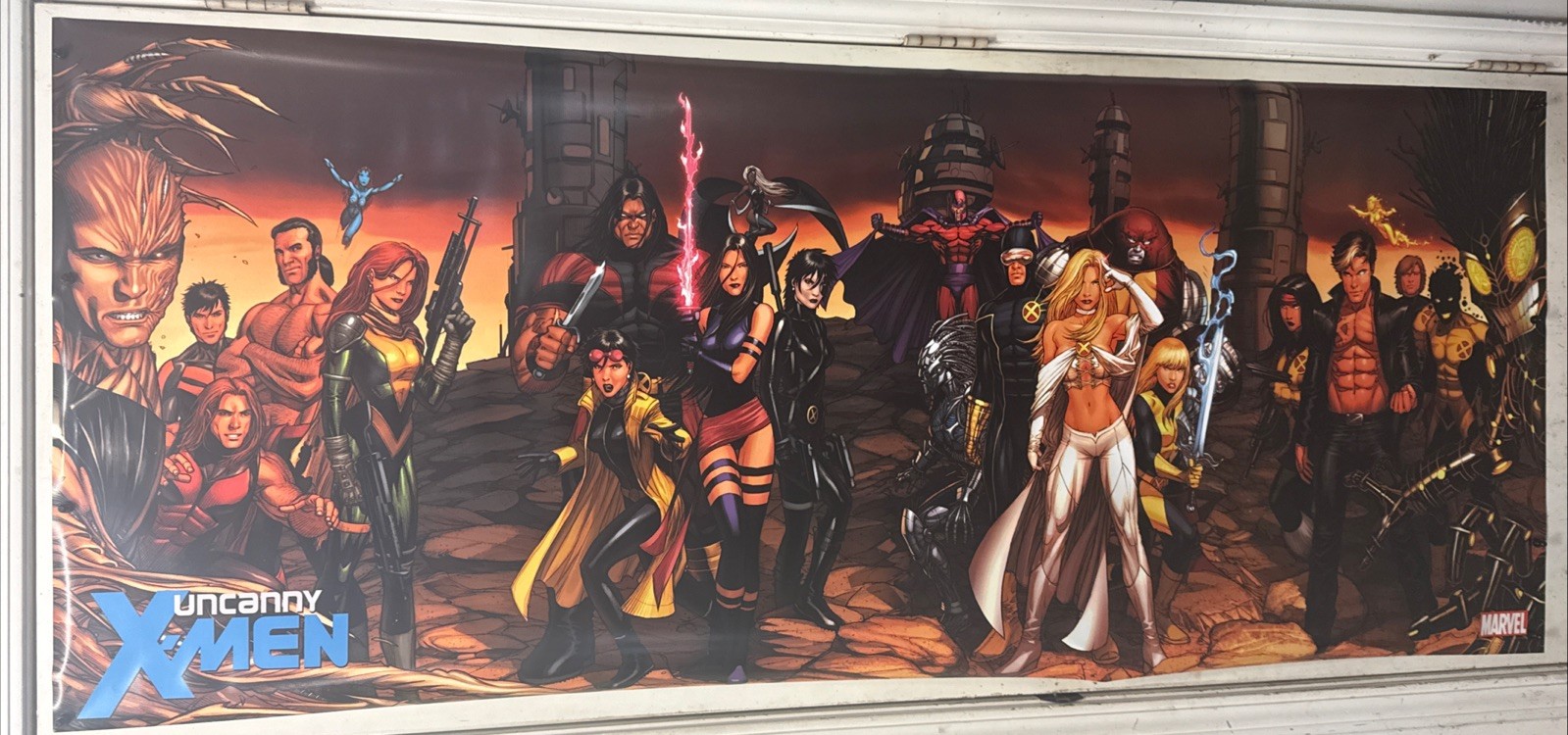 Uncanny X-MEN Vinyl Giant Poster 70 x 30 Art by Dale Keown Marvel Comics