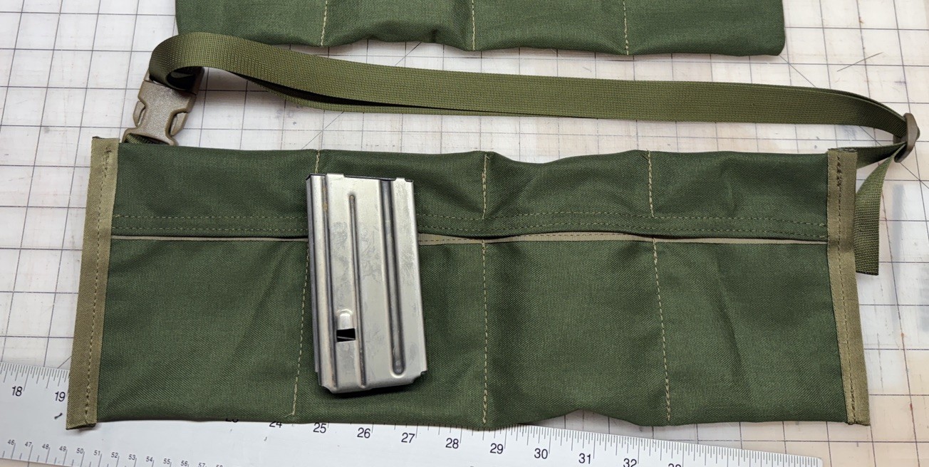 Eight Ball Gear mag  Olive Drab bandoleer, for original Colt style mags