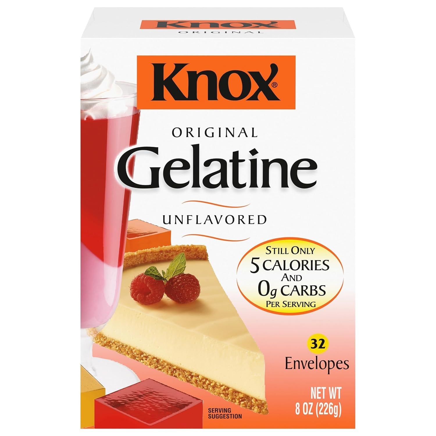 Knox Original Unflavored Gelatin (32 Ct Packets)