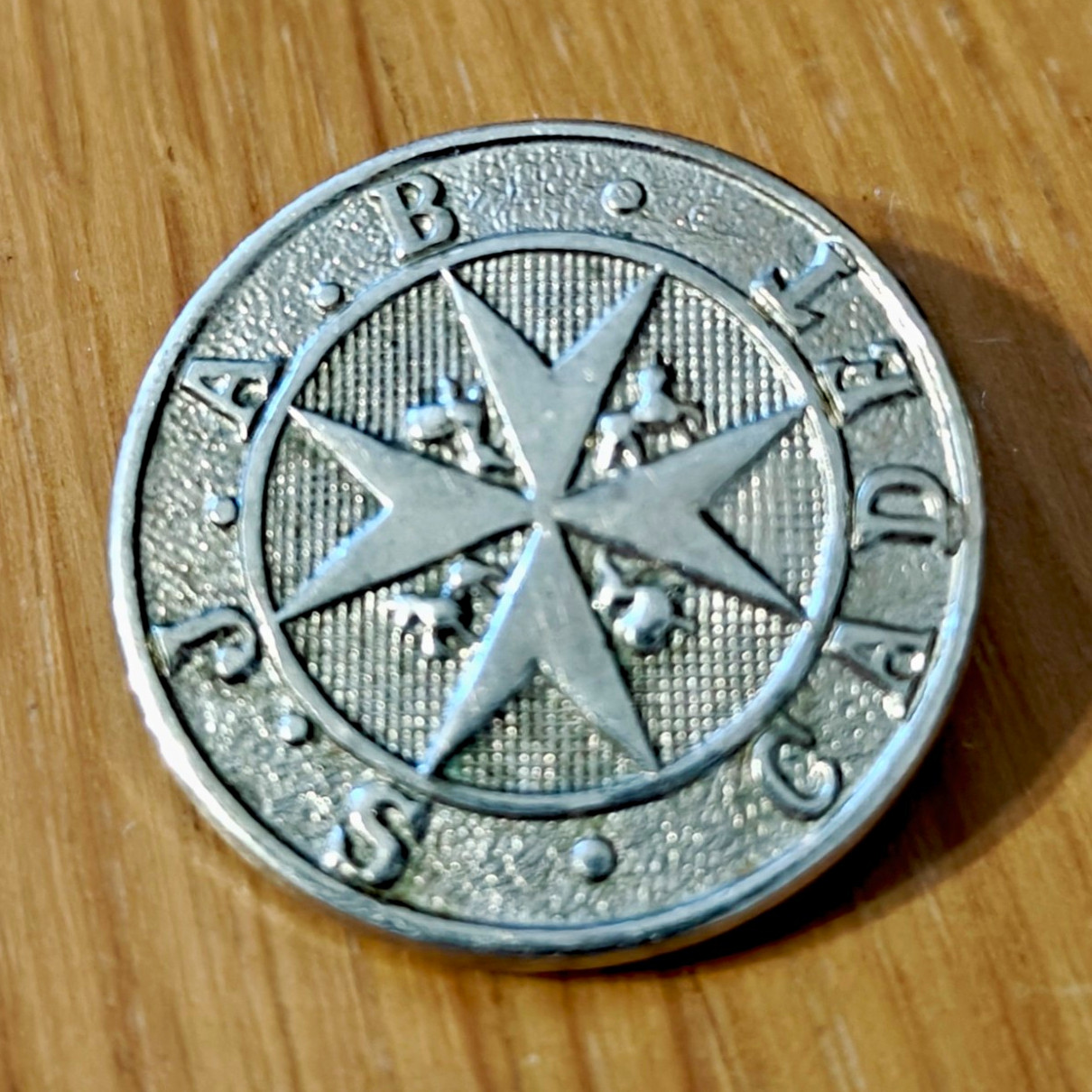 Vintage WW2 St John Ambulance Brigade SJAB Cadet Badge St John's Gate London Pin