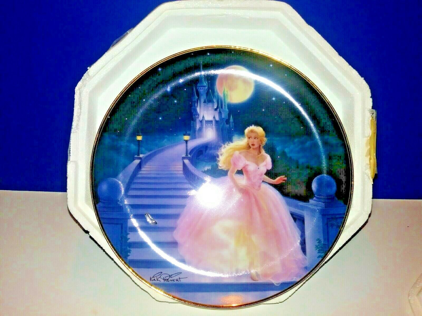The Magic of Cinderella Franklin Mint Heirloom Disney Collector\'s Plate Ltd Ed