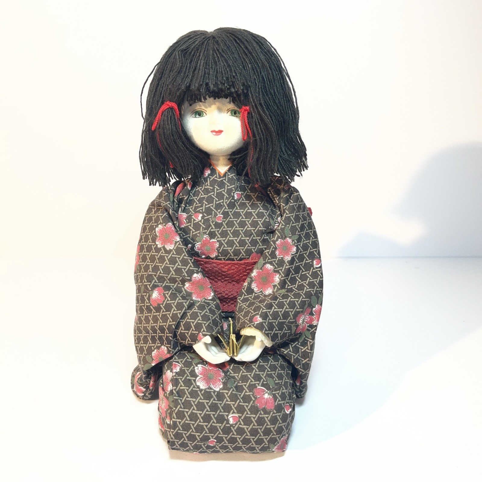 Vintage Japanese Musical Kimono Doll Moving Bowing Head Wind Up 8” Vintage Japanese Musical Kimono Doll Moving Bowing Head Wind Up 8”