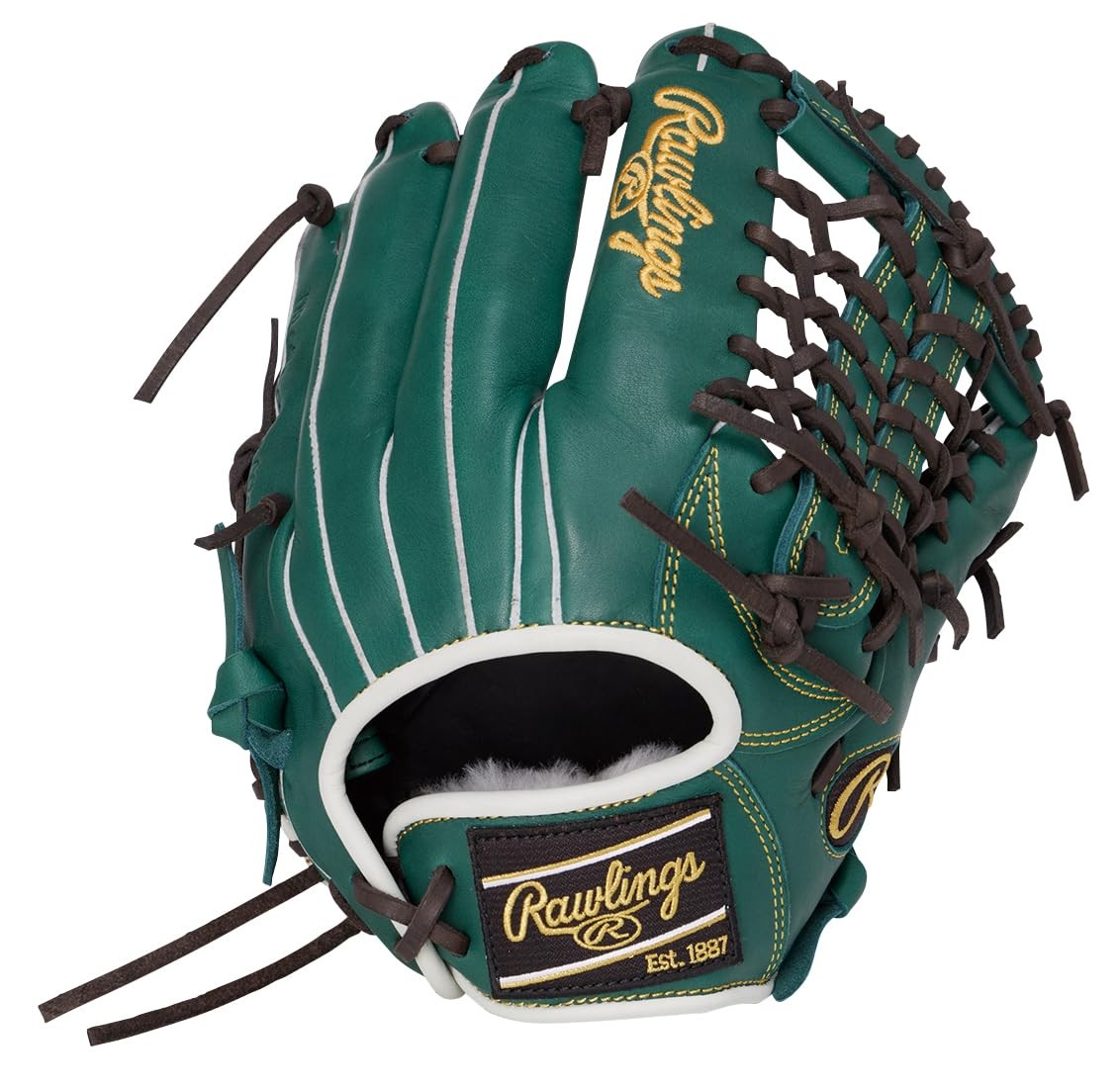 Rawlings Hoh® Pro Excel Elite All-Around Baseball Glove, Gr6Heen650, Dark Green_