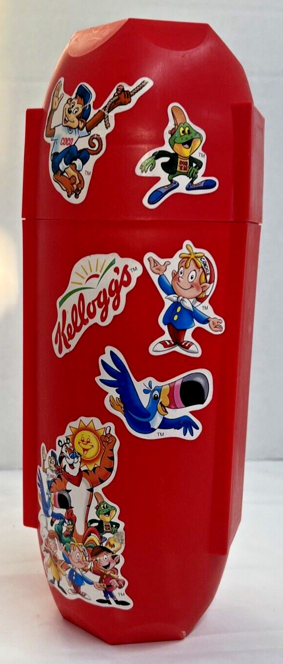 Vintage 1990\'s Kellogg\'s Time Capsule with Stickers Tony the Tiger Toucan Sam+
