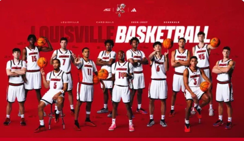 2026-27 University of Louisville Cardinals Basketball Schedule Poster #GOCARDS