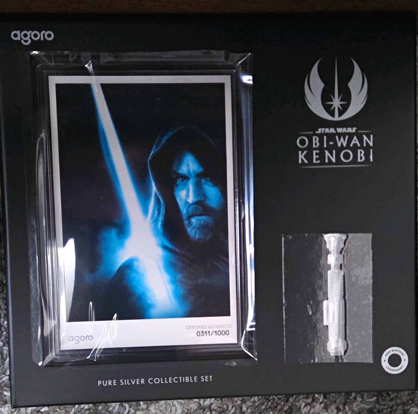 Agoro Star Wars Obi-Wan Kenobi Pure Silver Collectible Set 2026 0311/1000