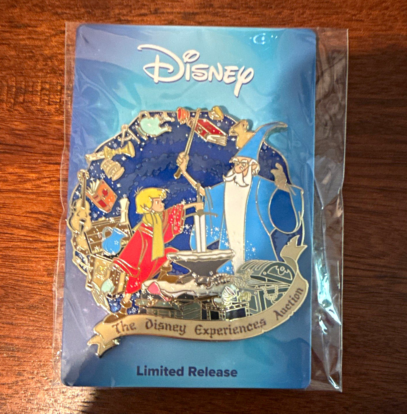 Disney Limited Release Sword in the Stone Pin 2021 Experiences Auction
