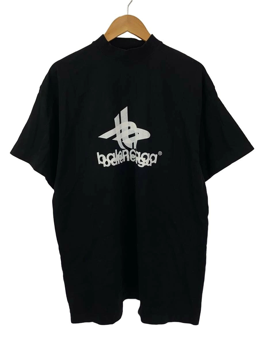Balenciaga 23AW Layered Sports Logo Tshirt Black Cotton L Excellent  (Ages 14+)