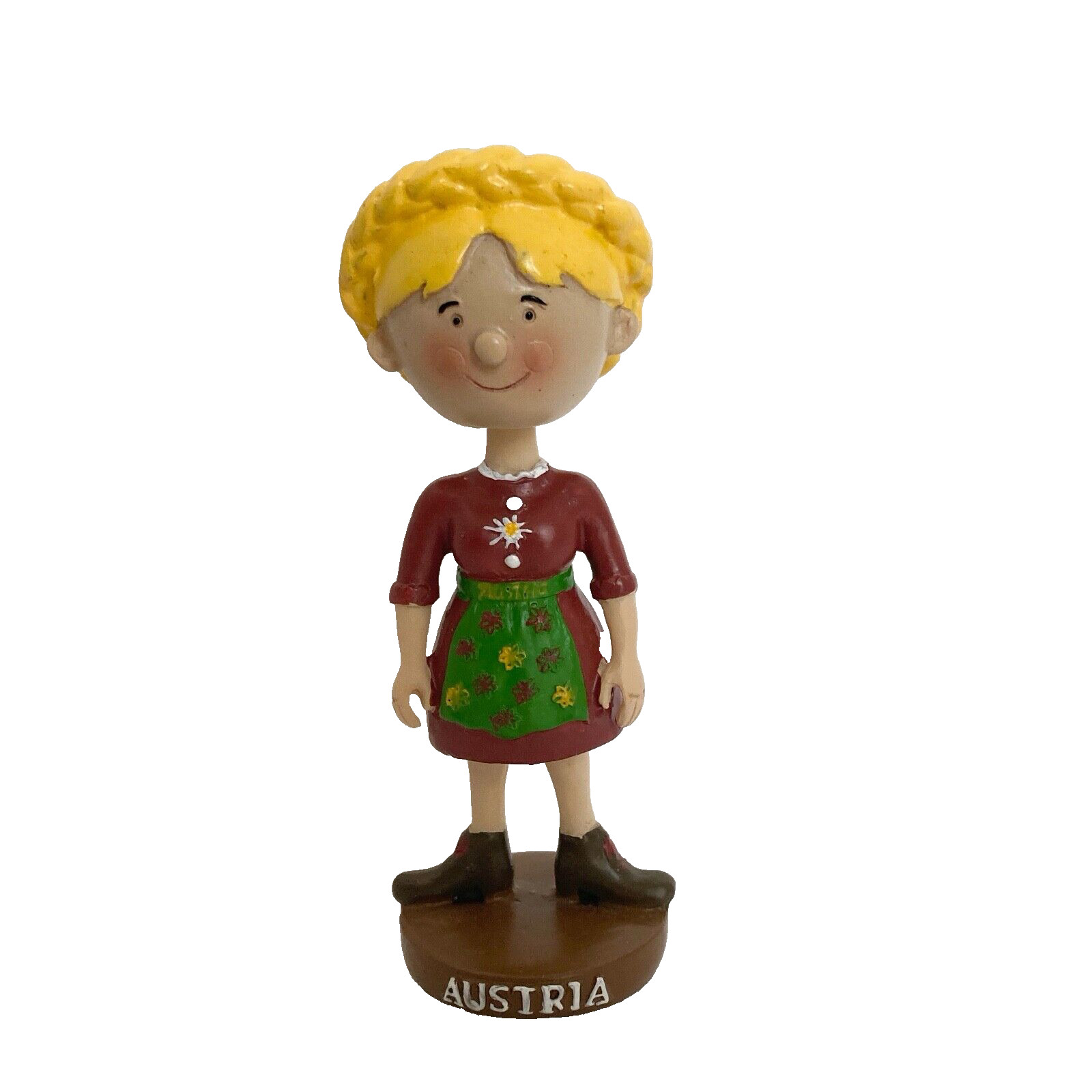 Austria Nodder Bobblehead Austrian Girl Souvenir Toy