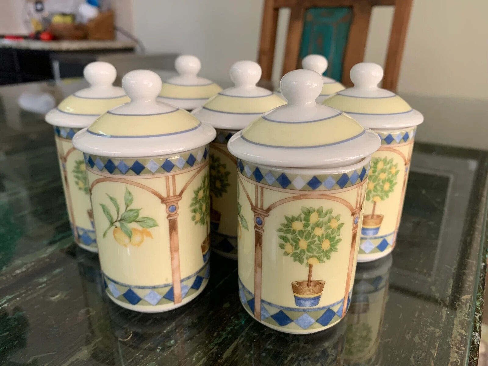 Carmina by Royal Doulton Individual Spice Jars/Seven Jars