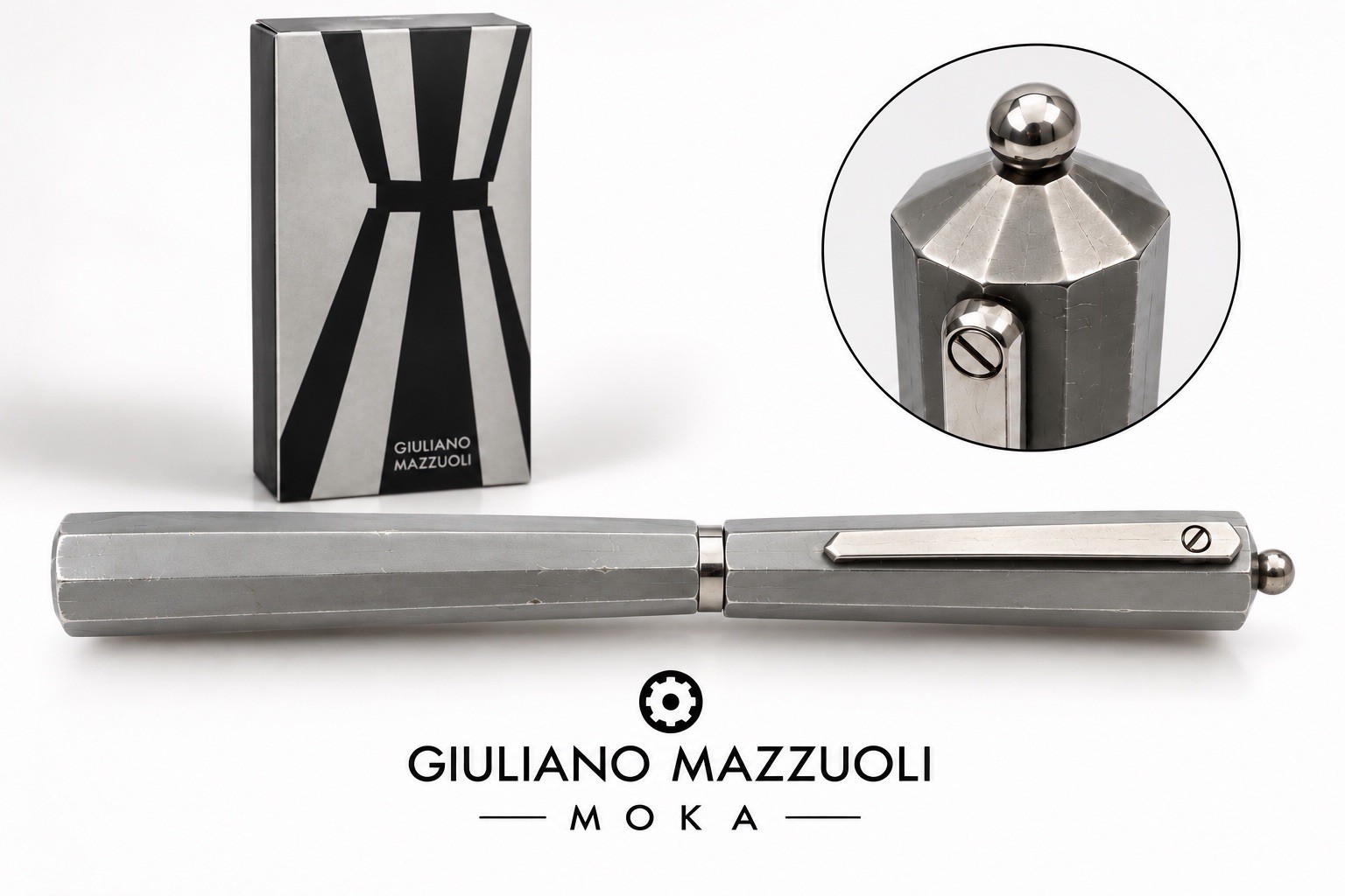 Giuliano Mazzuoli Moka Ballpoint Pen Lacquer Limited Edition Case Warranty