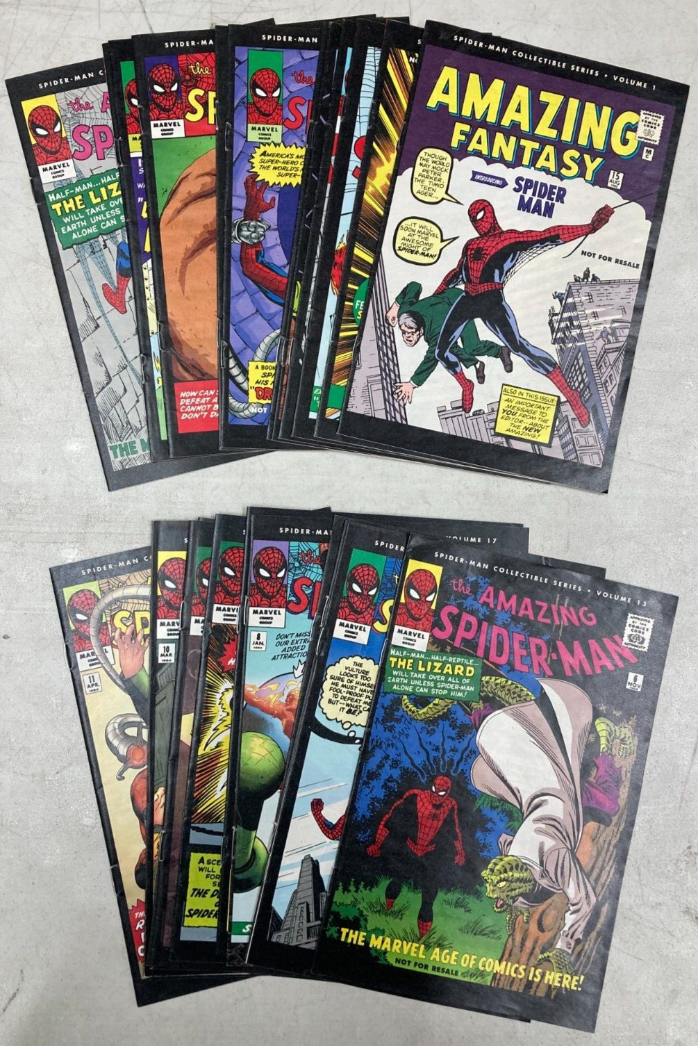 2006 Spiderman Collectible Series Complete Set of 24 Reprint Issues #1-24