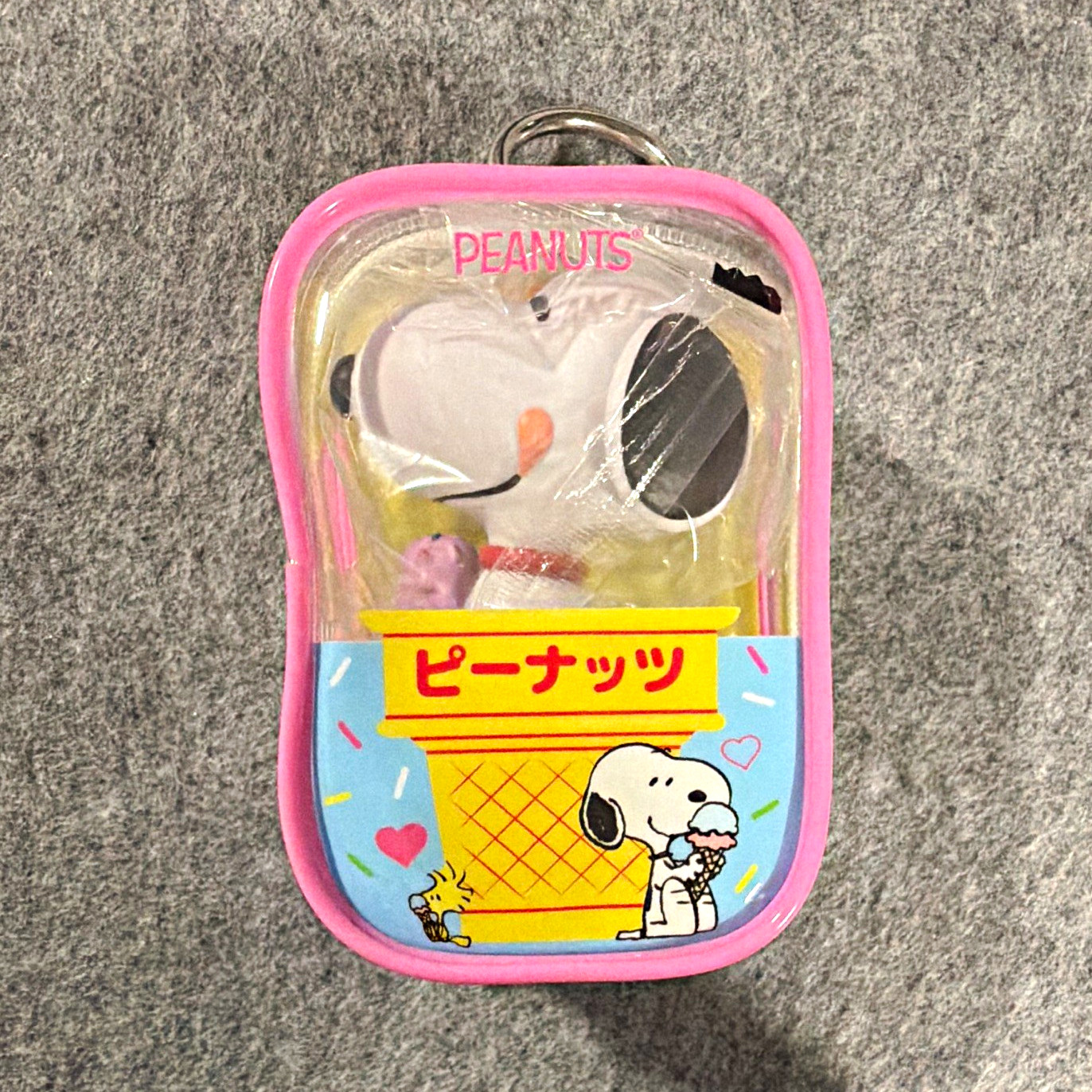 Rokimoto Peanuts Ice Cream Snoopy and Ice Cream Pouch