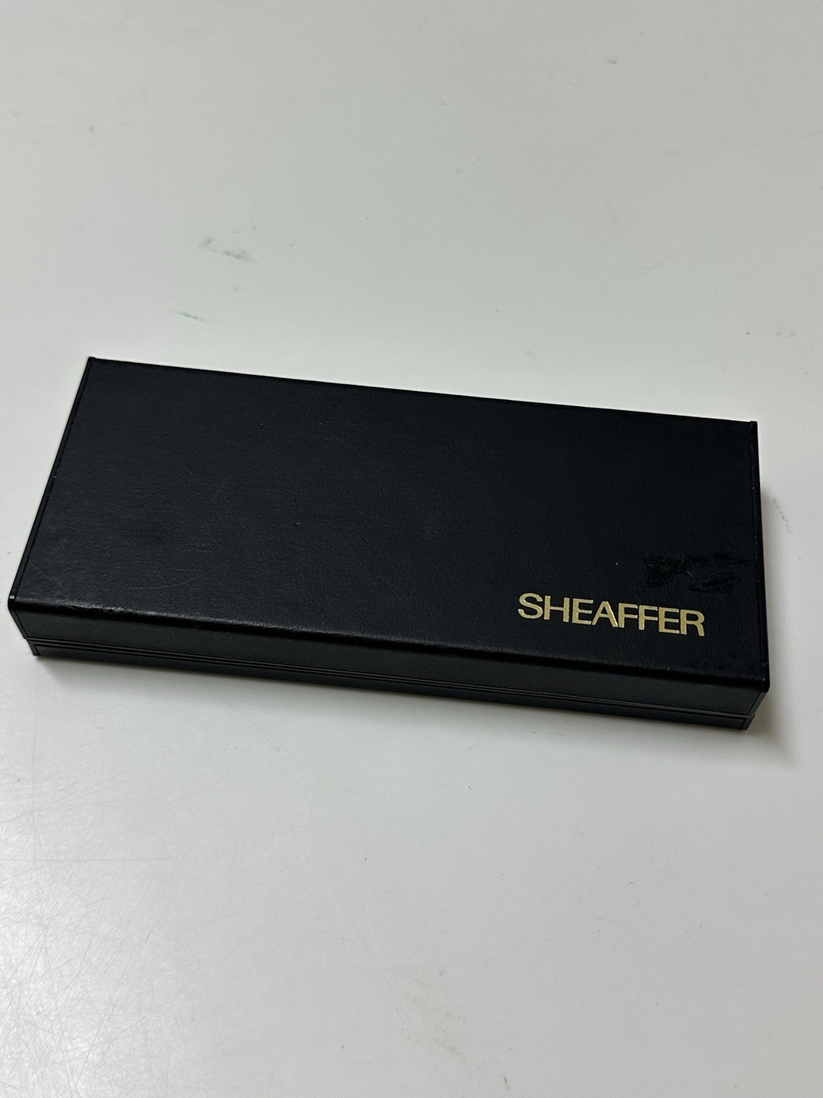 vintage sheaffer ballpoint pen with box. 1982 Targa Gold “Dow Chemical”