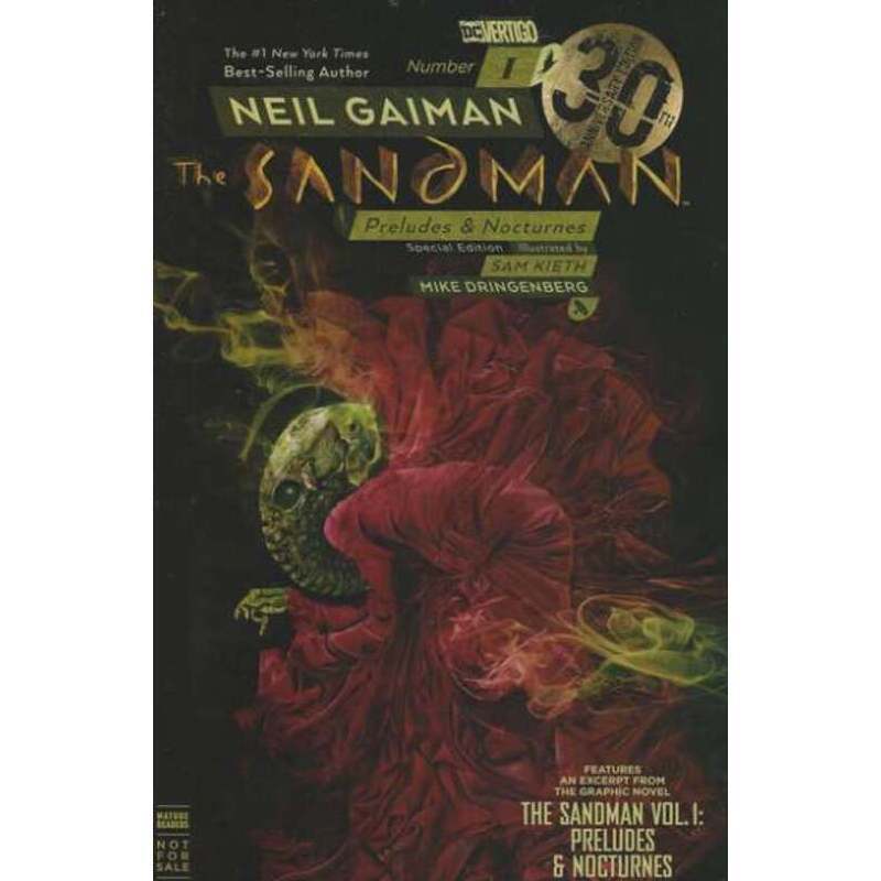 Sandman (1989 series) 30th Anniversary Edition TPB #1 in NM minus. DC comics [o~
