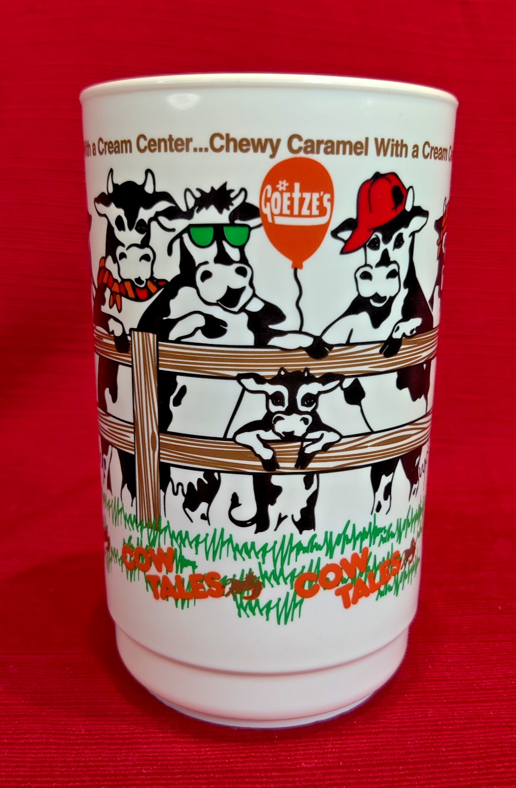 VTG. RARE Goetze's Cow Tales Collectors Series Mug 7 Advertising  Candy Cup