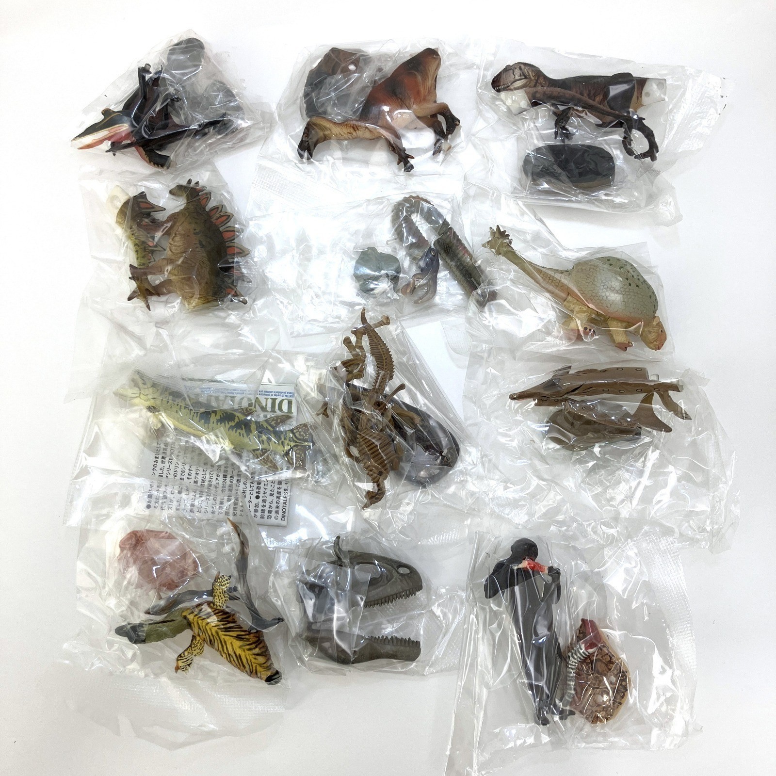 Kaiyodo Dinotales 6 Complete Set 12 Mini Dinosaur Figures Lawson Japan Set 1