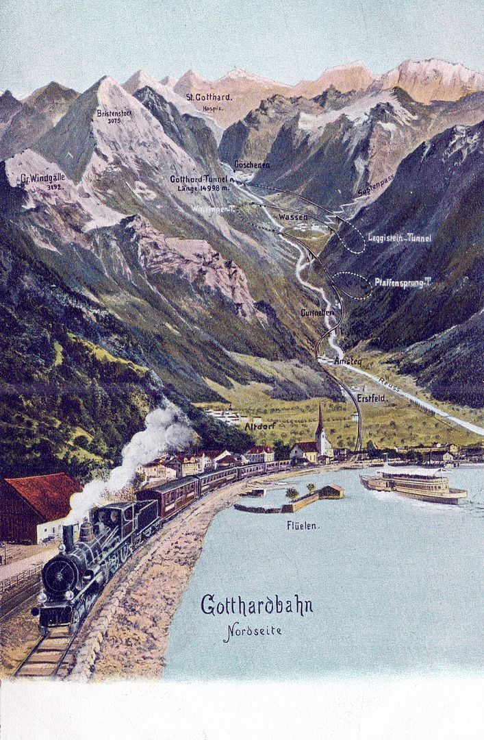 SWITZERLAND - Gottharobahn Postcard