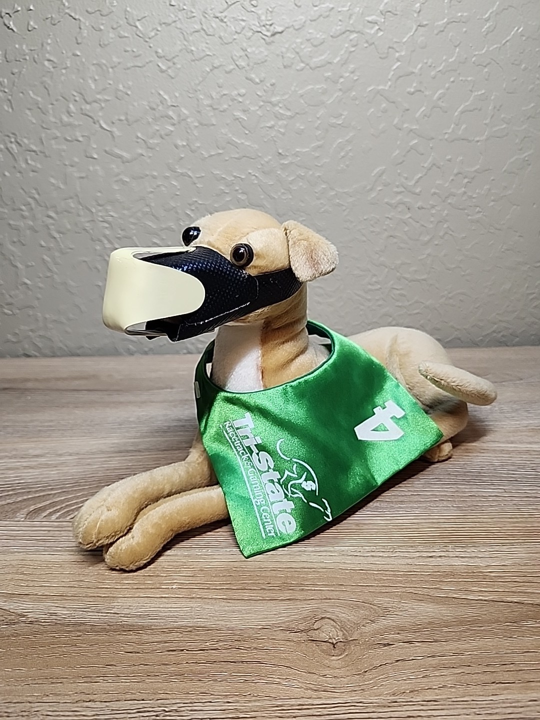 Vintage Greyhound Racing Dog Plush JACKET TRI-STATE RACETrack & Gaming Plush #4