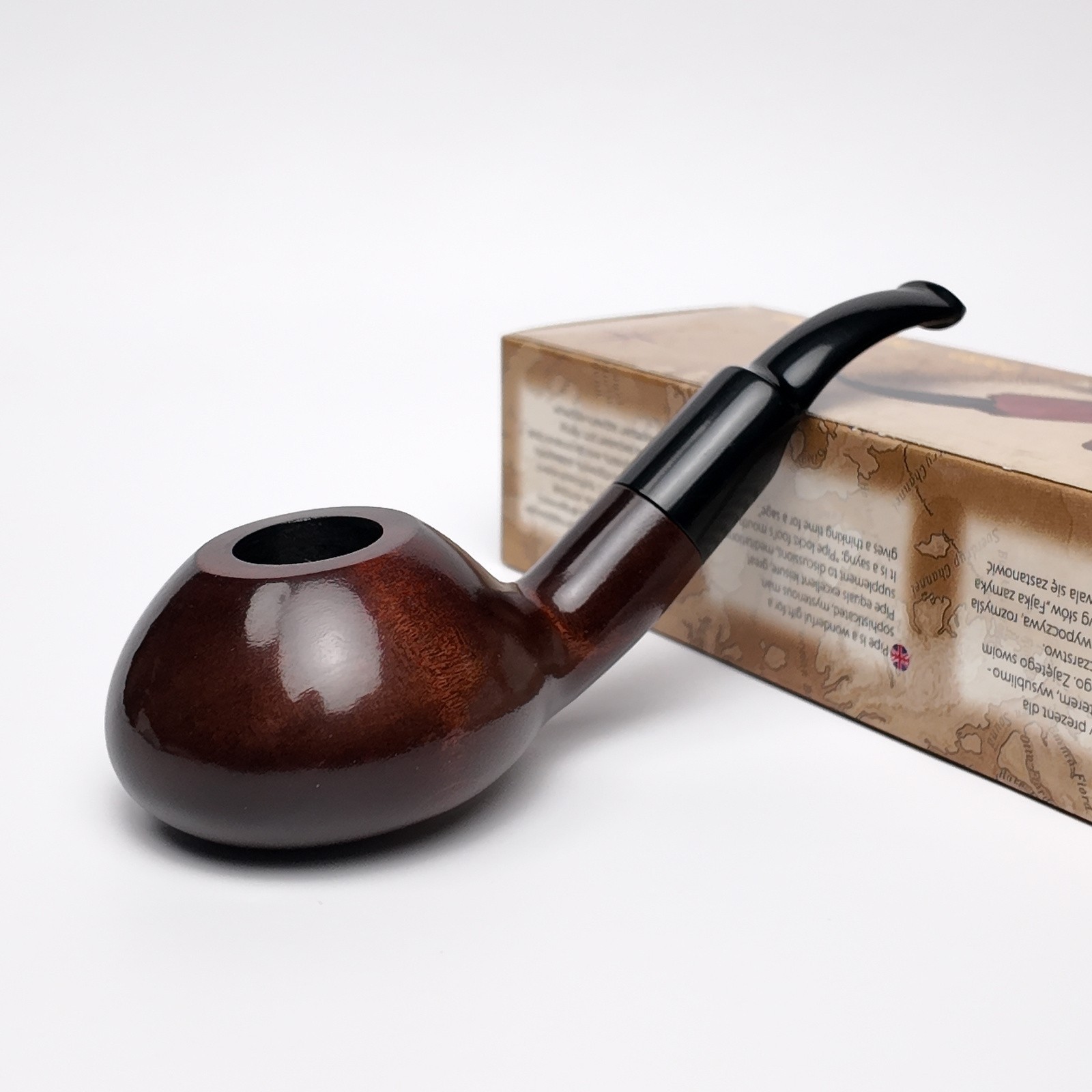 Mr. Brog No. 48 Chochla Pear Wood Pipe - Open Box, Lightly Used, Handcrafted