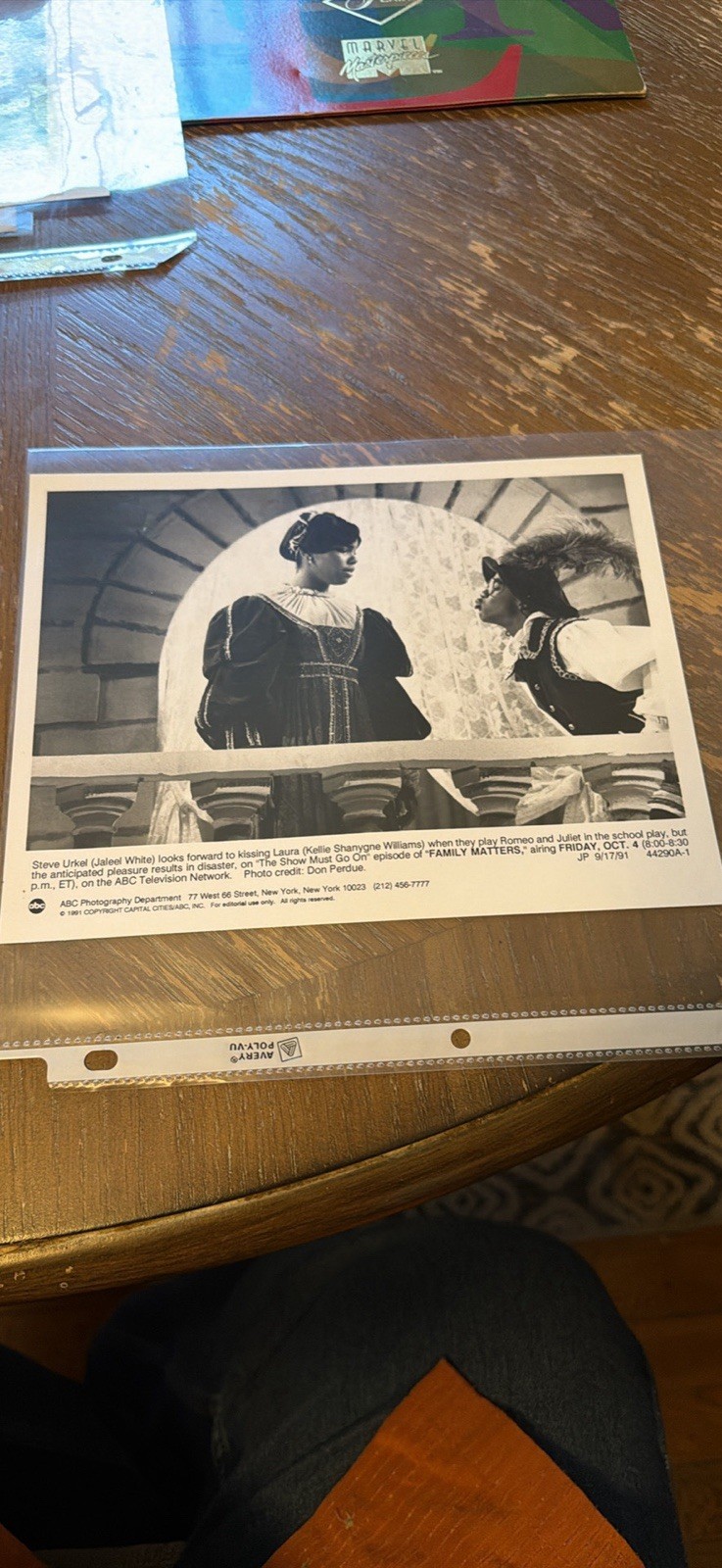 1991 Vintage Family Matters Steve Urkel Press Photo