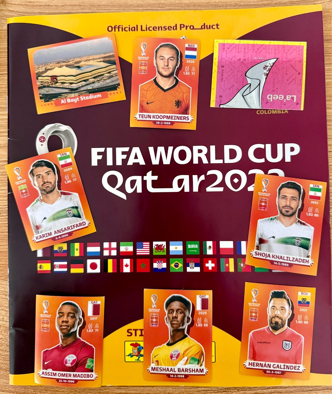 Panini World Cup QATAR 2022 Orange Stickers  (Latam Edition ) NEW LISTINGS