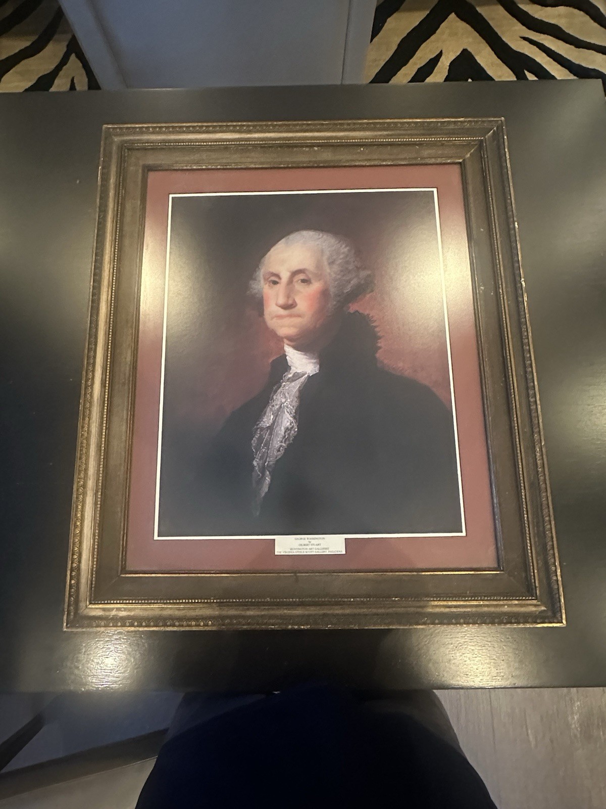 Rare George Washington Americana President Portrait Professionally Framed -24x29 Rare George Washington Americana President Portrait Professionally Framed -24x29
