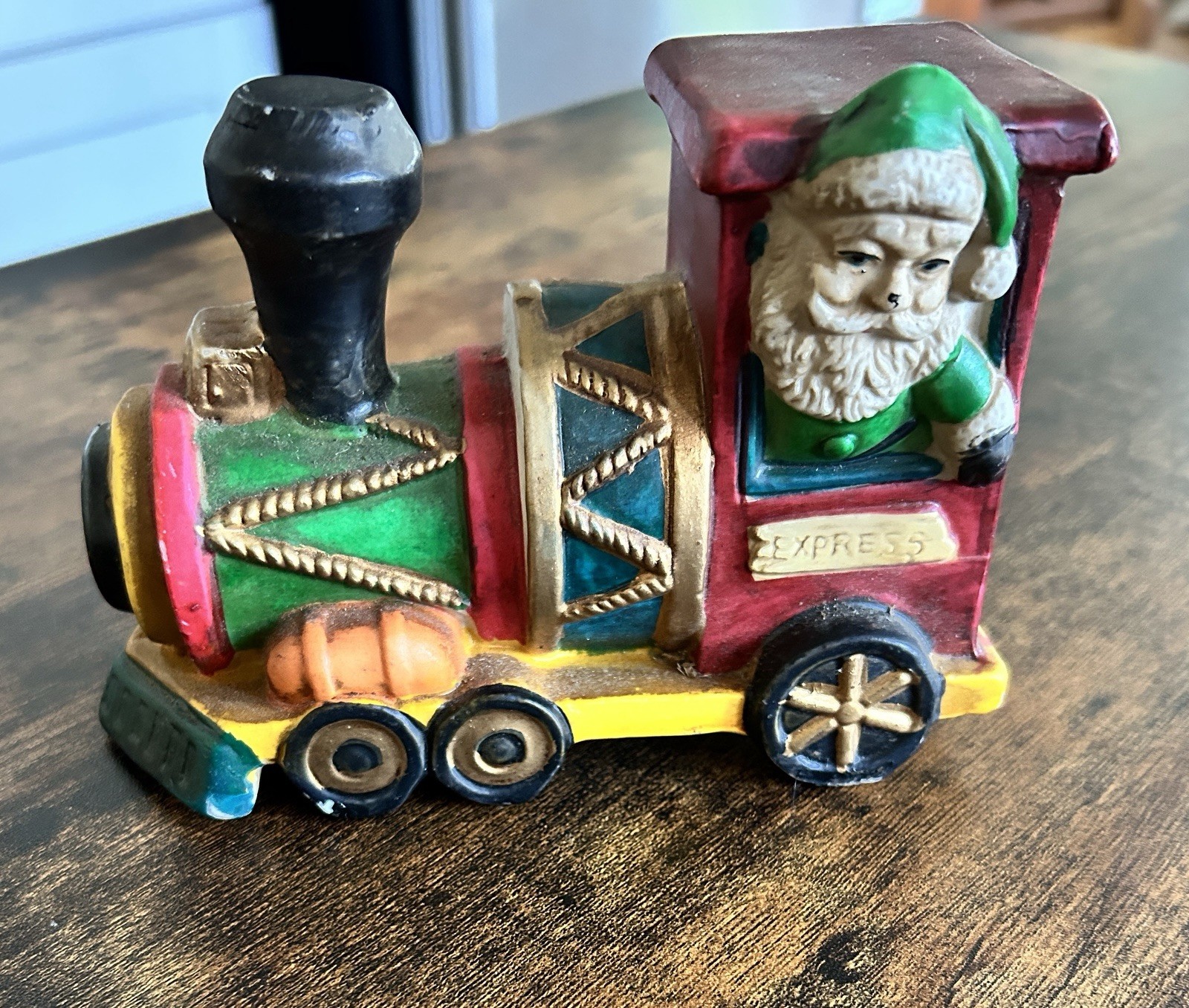 Vintage Ceramic Santa Express Train Planter Inarco · 1960s · Japan.