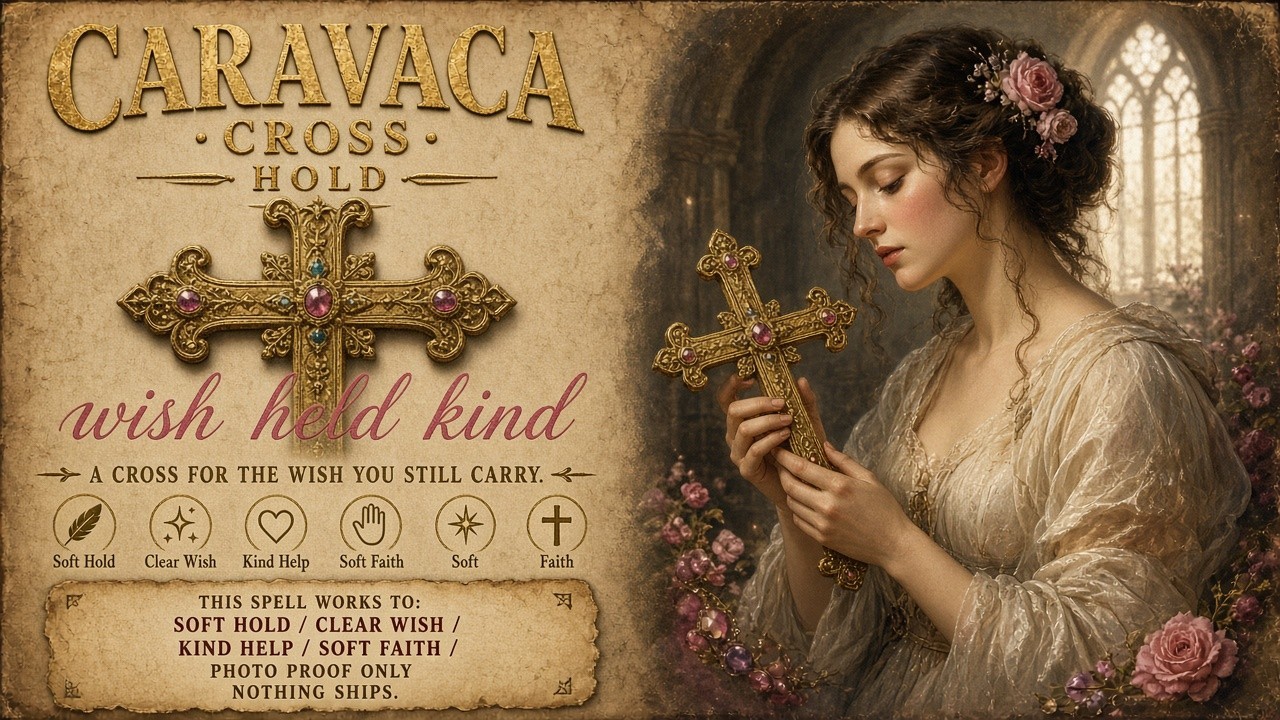 ✝️ A Cross for the Wish You Are Tired of Carrying Alone ~ Caravaca Working