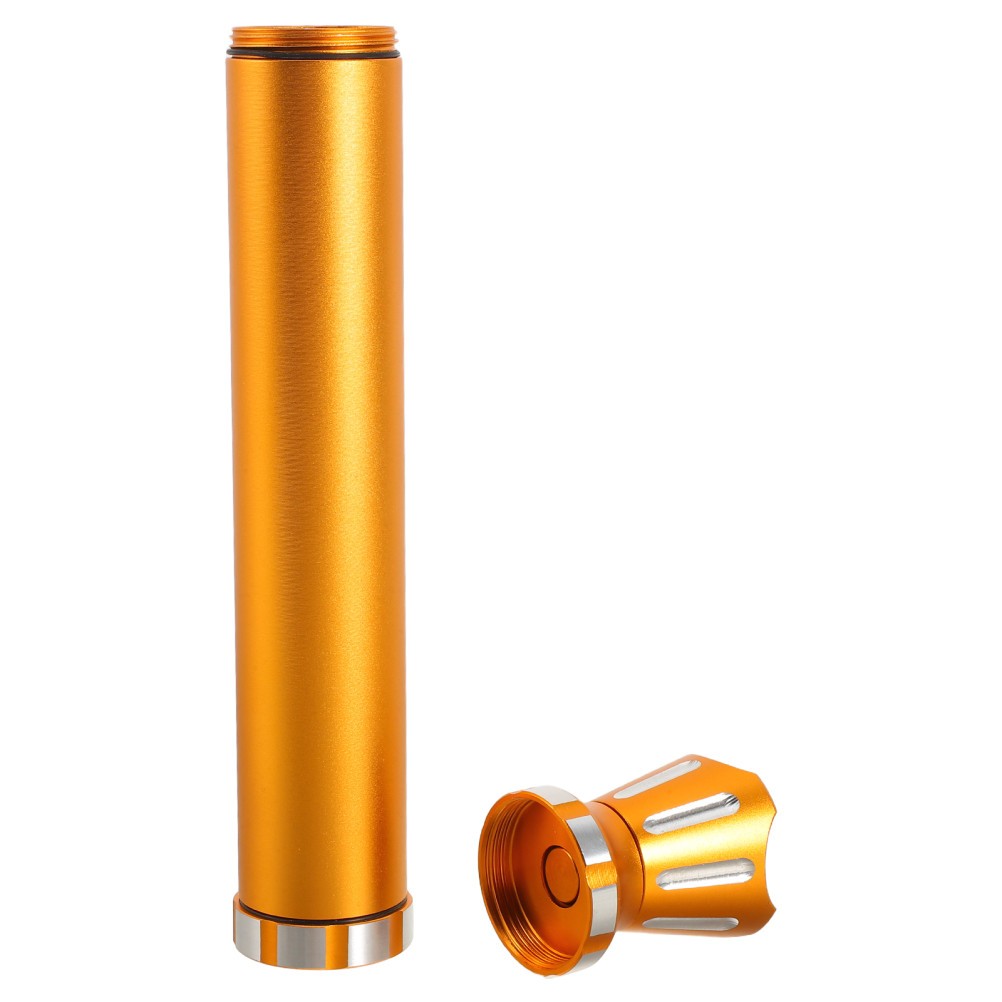 4pcs Portable Cigar Tube, Multi-Purpose Aluminum Alloy Case with Punch