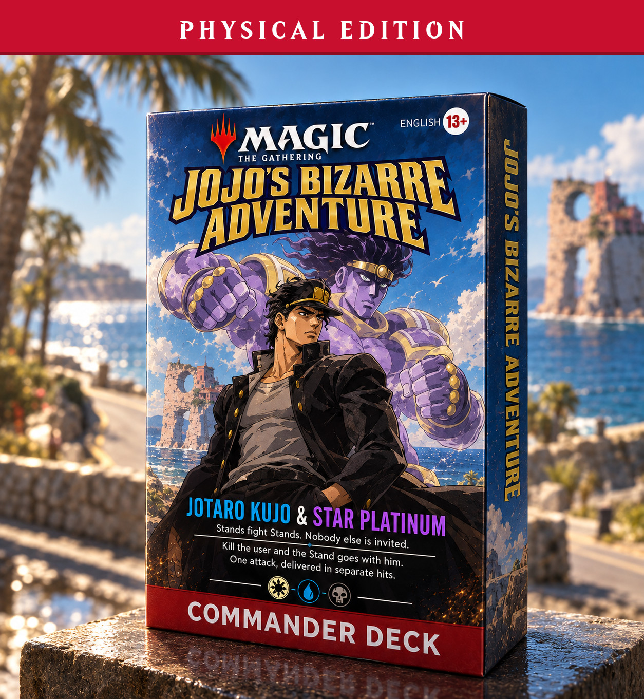 JoJo's Bizarre Adventure, PRINTED 100 Card Commander Deck, MTG EDH JoJo's Bizarre Adventure, PRINTED 100 Card Commander Deck, MTG EDH