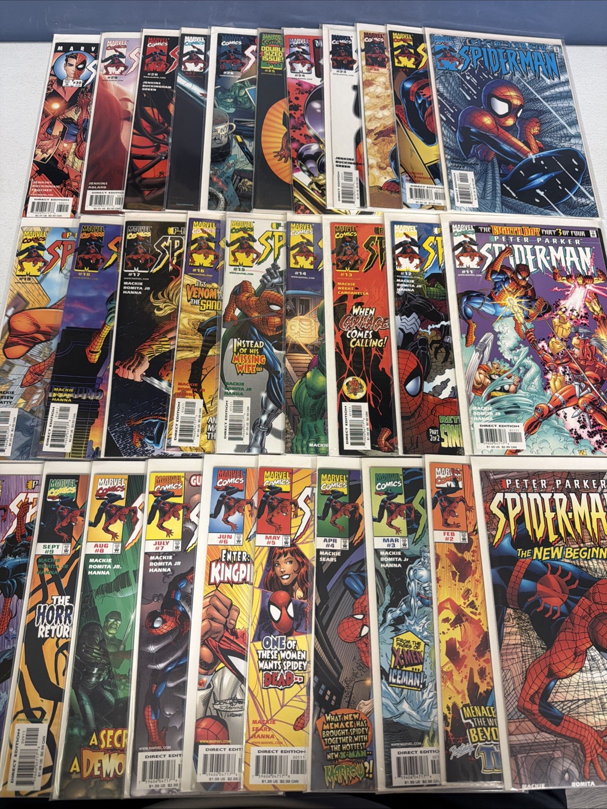 PETER PARKER SPIDER-MAN #1-30 1999 Marvel Comics Lot Run Set VF/NM *U15