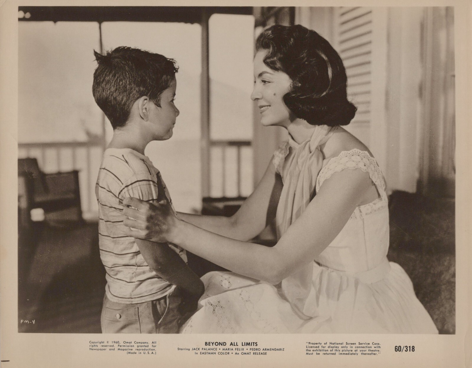 María Félix in Beyond All Limits (1960) ❤ Vintage Hollywood Photo M 394