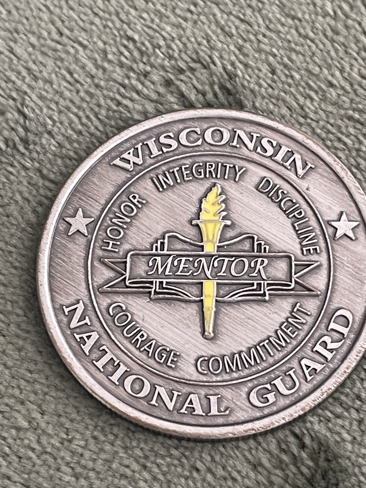 Wisconsin National Guard Challenge Coin Mentor Challenge Academy MCMXCVIII