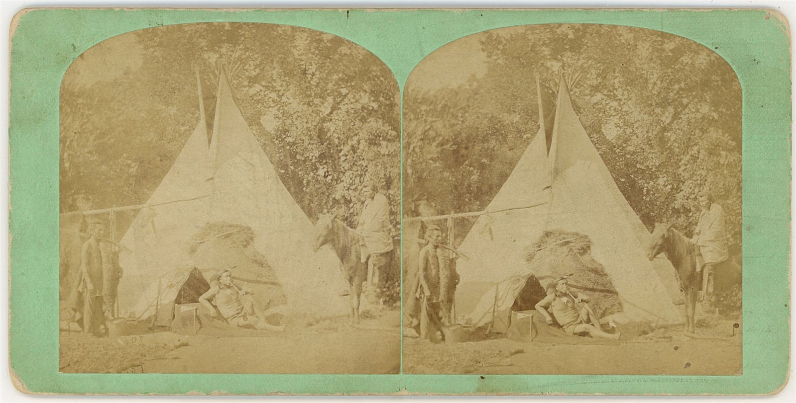 INDIAN SV - Nebraska - Omaha Chief - Hamilton & Hoyt 1870s