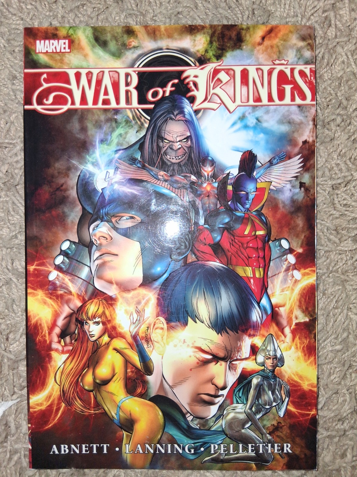 War of Kings by Dan Abnett (Marvel Comics 2014 Trade Paperback TPB) War of Kings by Dan Abnett (Marvel Comics 2014 Trade Paperback TPB)