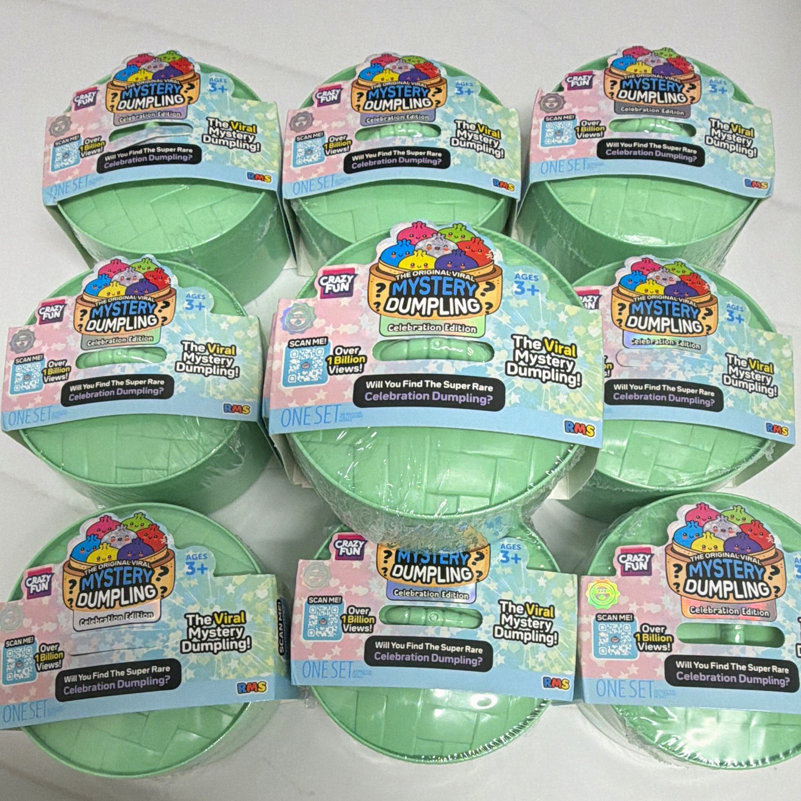 RMS Crazy Fun Viral Mystery Dumpling Celebration Edition Blind Pack LOT 10