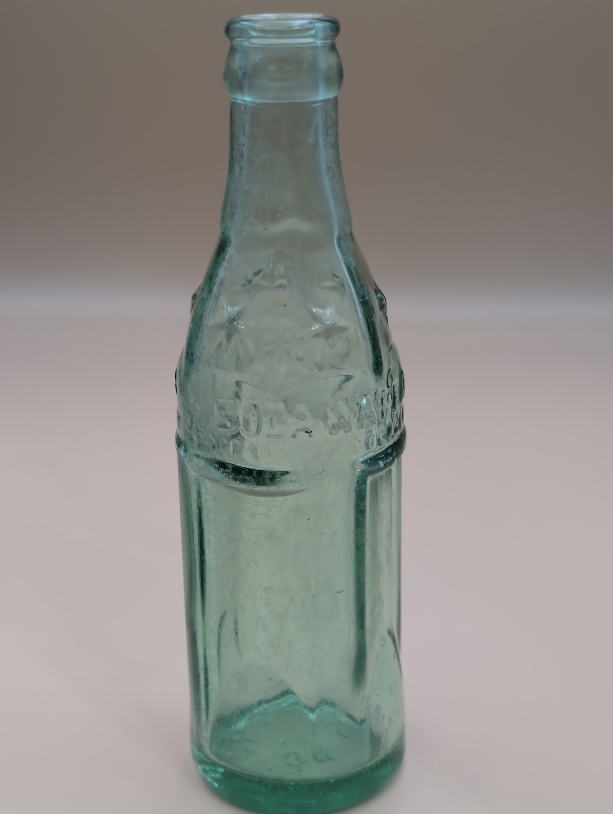 Vintage  Coca Cola STAR SODA WATER BOTTLE Sanford Nc 