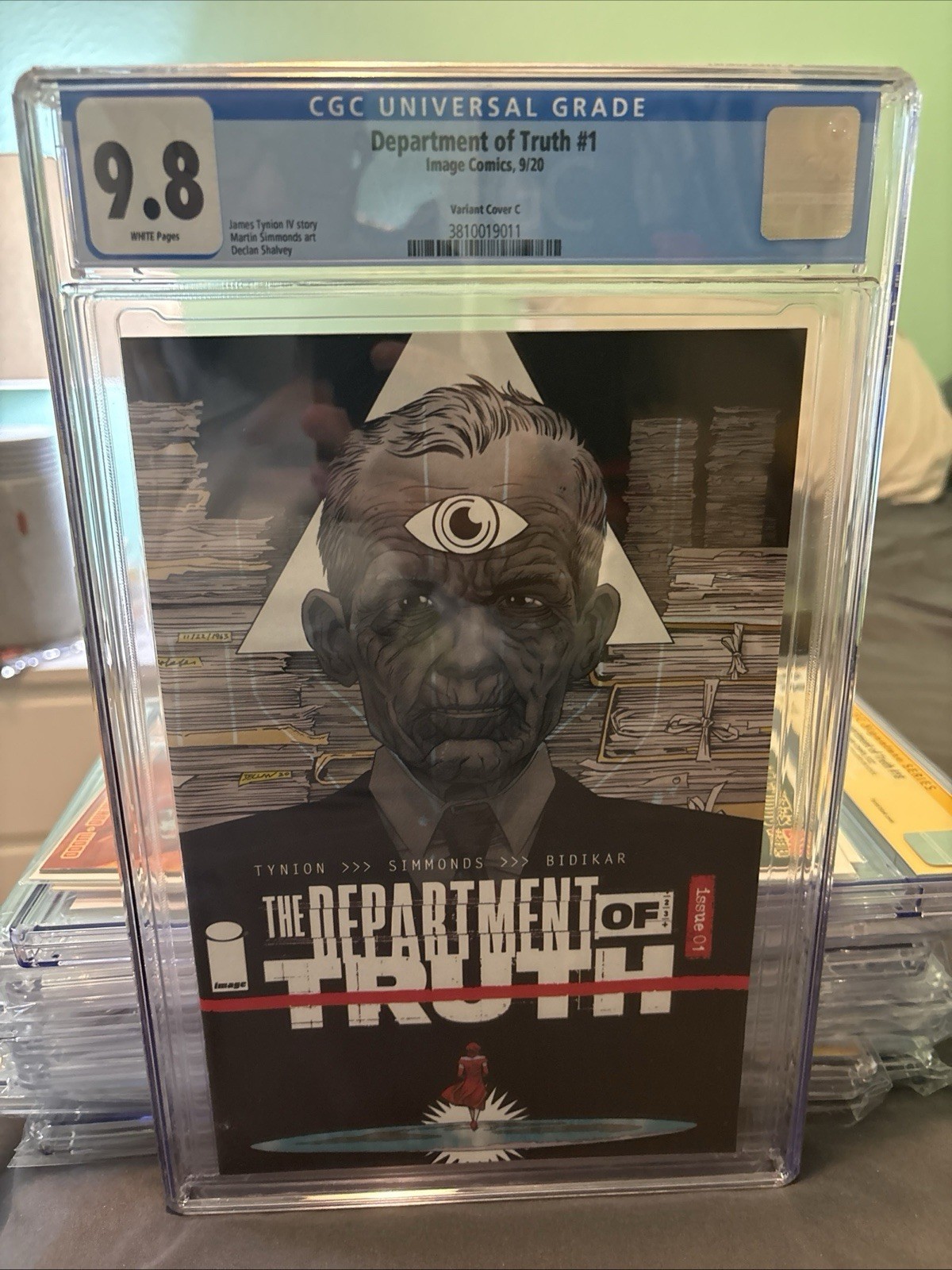 Department of Truth 1 CGC 9.8 Variant Cover C Comic Hero Exclusive Variant 2020
