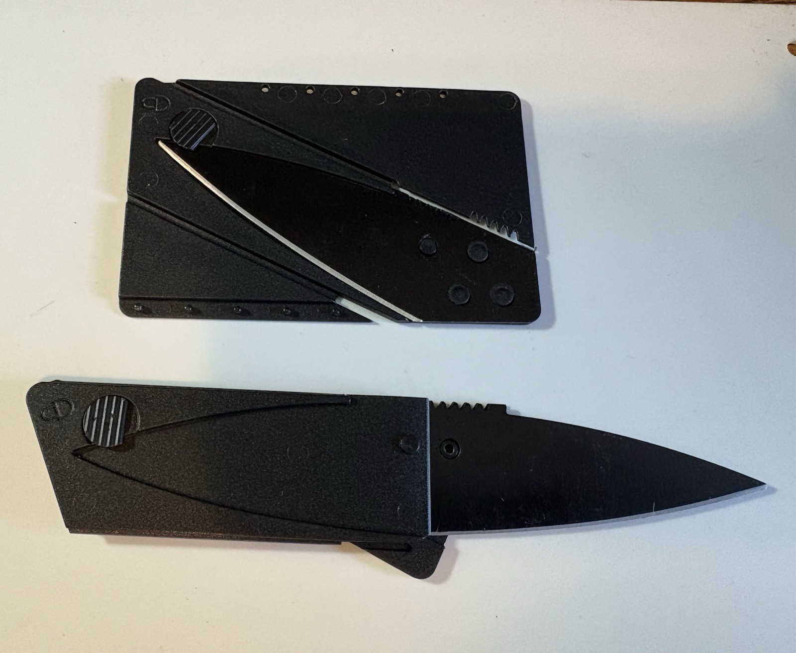 2 Pack Folding Credit Card Knife Ultra Light 5.5\