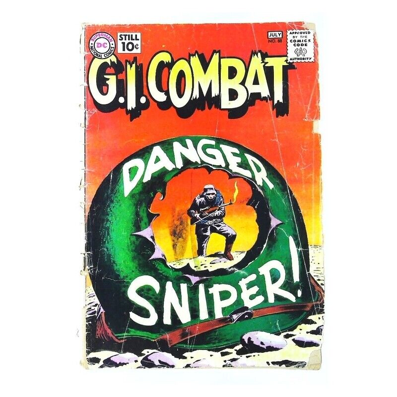 G.I. Combat (1957 series) #88 in Good condition. DC comics [k'