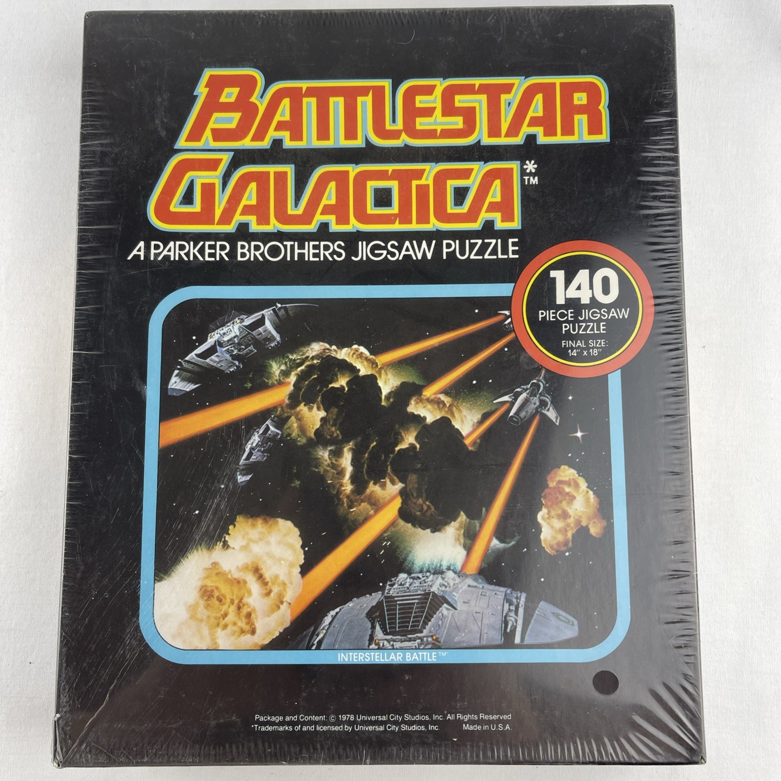 Vintage 1978 Battlestar Galactica Parker-Brothers Jigsaw Puzzle 140 Pieces New