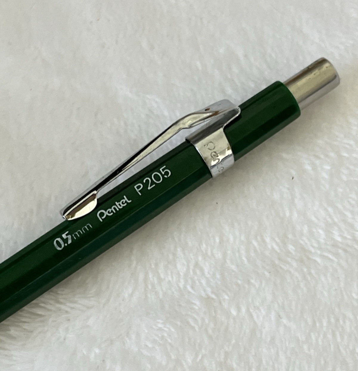 Vintage Pentel P205 Sharp Mechanical Pencil 0.5mm Green Body Made in Japan