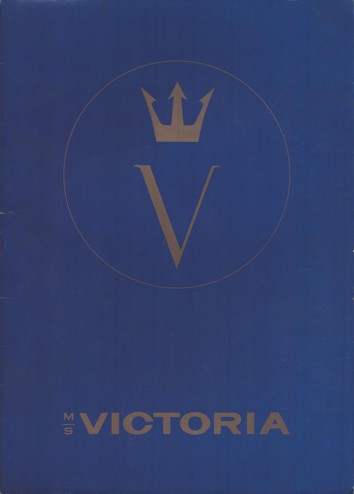 Vintage Incres Cruise Line Magnificent M/S Victoria Brochure Passenger List 1970