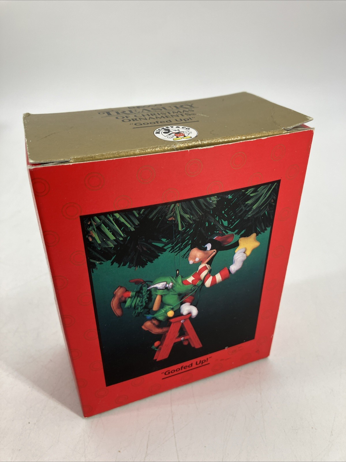 Enesco Treasury Of Ornaments Mickey Mouse “Goofed Up”.