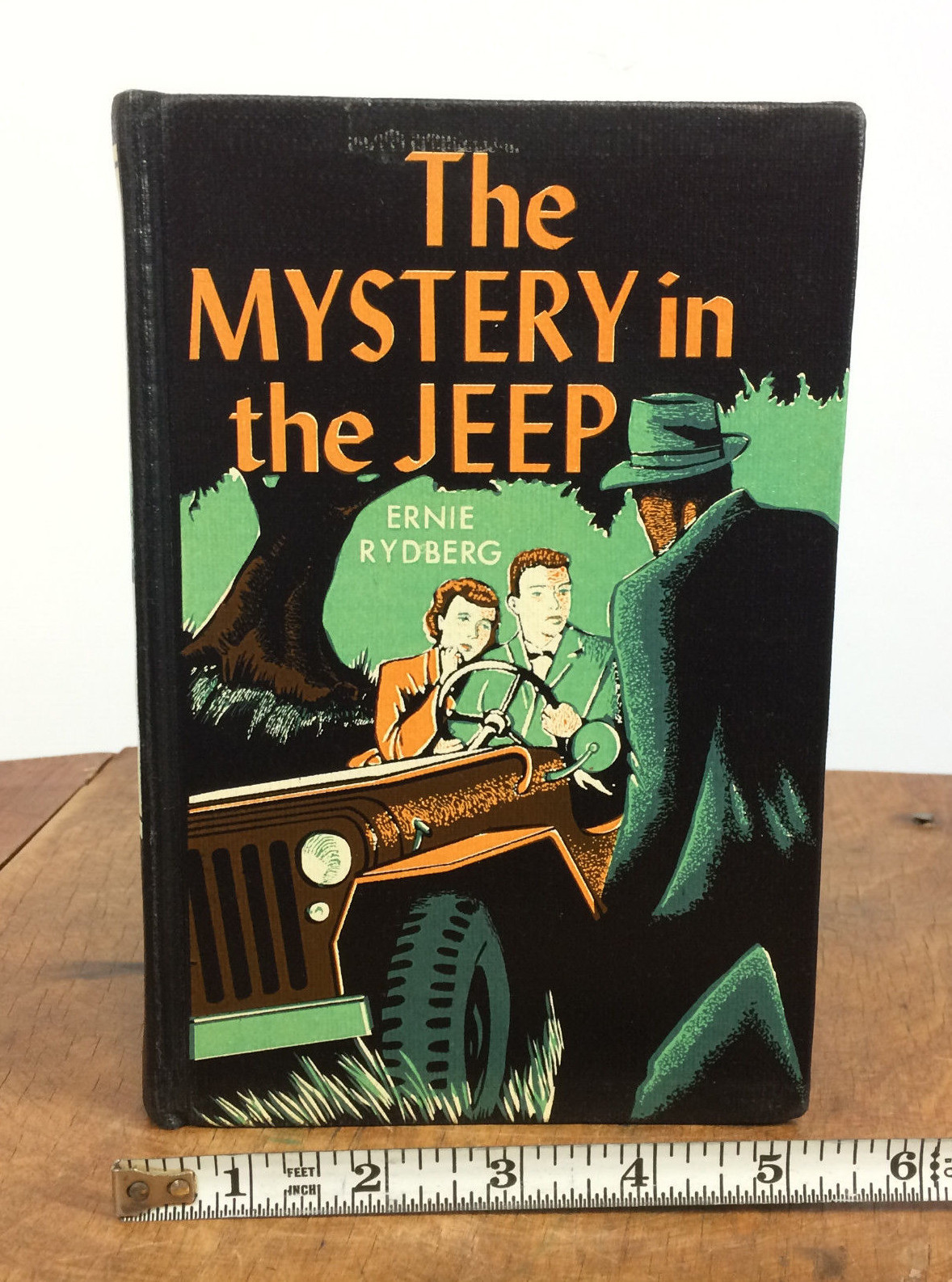 Vintage 1950\'s The Mystery in th Jeep Book First Edition Mid Century Decor Truck